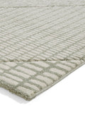 Catherine Lansfield Green Larsson modern abstract rug, UK version