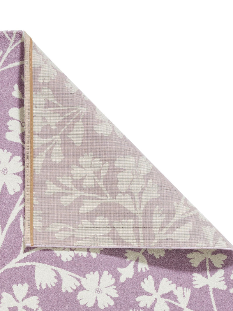 Catherine Lansfield Purple Grace Floral rug in various sizes, UK version