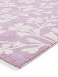 Catherine Lansfield Purple Grace Floral rug in various sizes, UK version