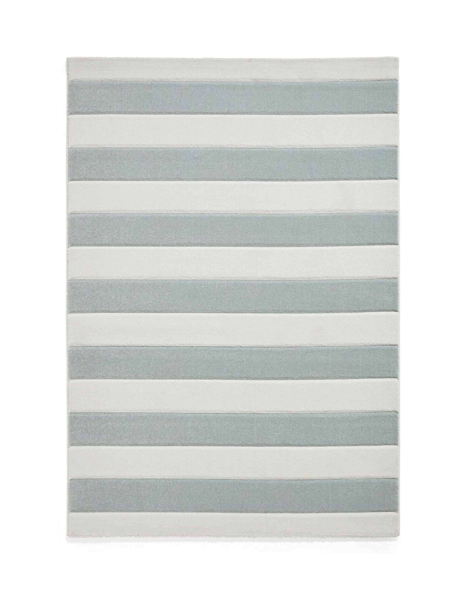 Catherine Lansfield Cove Stripe linear rug, imported from the UK
