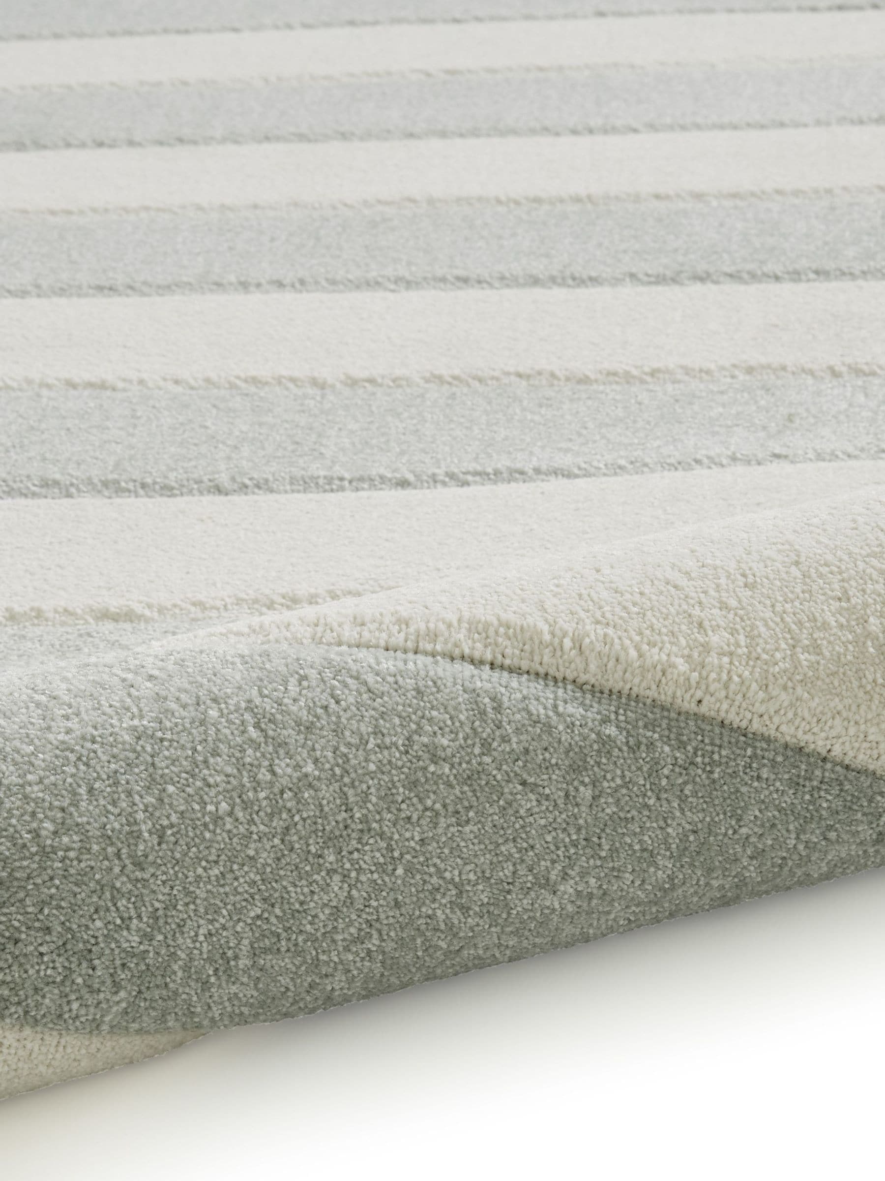 Catherine Lansfield Cove Stripe linear rug, imported from the UK