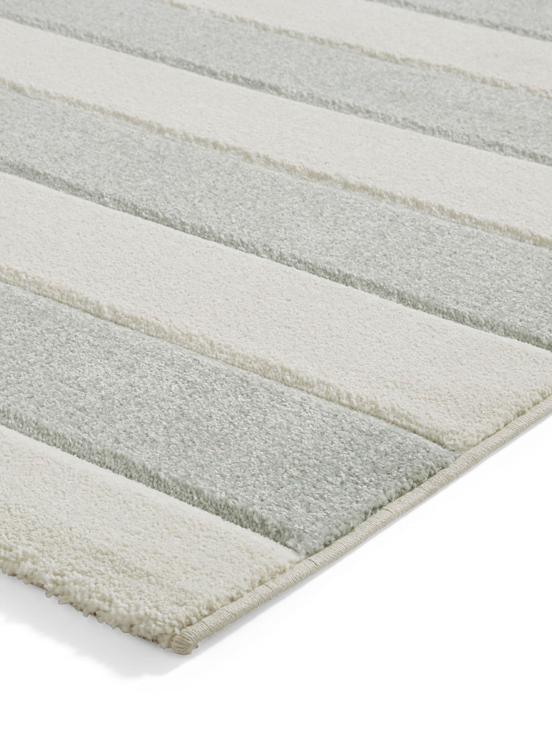 Catherine Lansfield Cove Stripe linear rug, imported from the UK