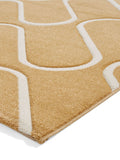Catherine Lansfield yellow geometric rug, imported from the UK