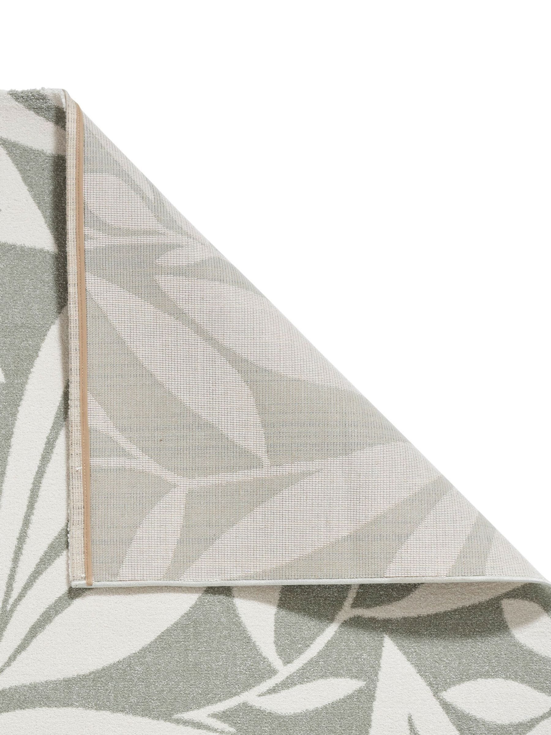 Catherine Lansfield Sorral Leaves botanical rug, 100% polypropylene - British product