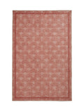 Catherine Lansfield Orange Deco Peacock washable rug, UK version