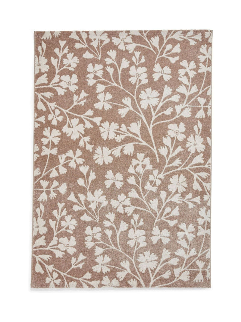 Catherine Lansfield Natural Grace Floral Rug polypropylene (British brand)