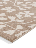 Catherine Lansfield Natural Grace Floral Rug polypropylene (British brand)