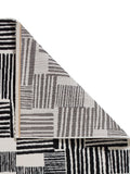 Catherine Lansfield modern abstract white rug, UK version
