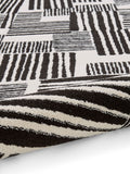 Catherine Lansfield modern abstract white rug, UK version