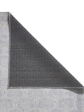 Catherine Lansfield Silver Deco Peacock washable rug (British brand)