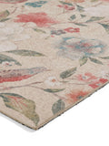 Catherine Lansfield Pipa Floral rug, machine-washable polyester (British brand)