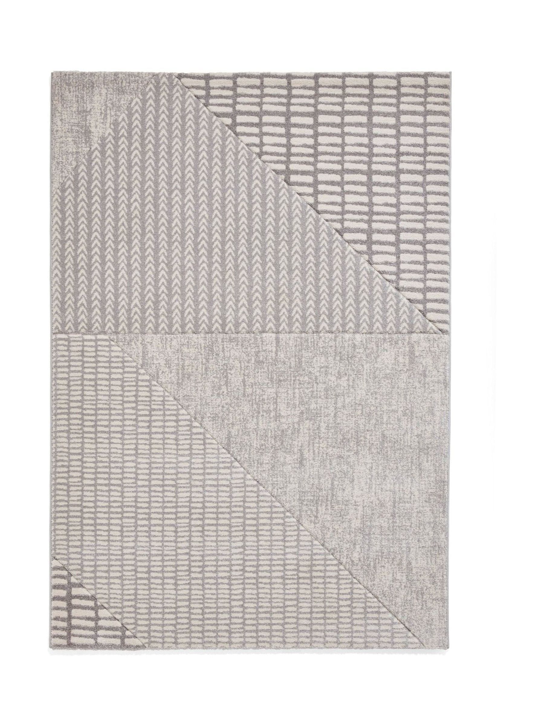 Catherine Lansfield grey abstract rug, imported from the UK