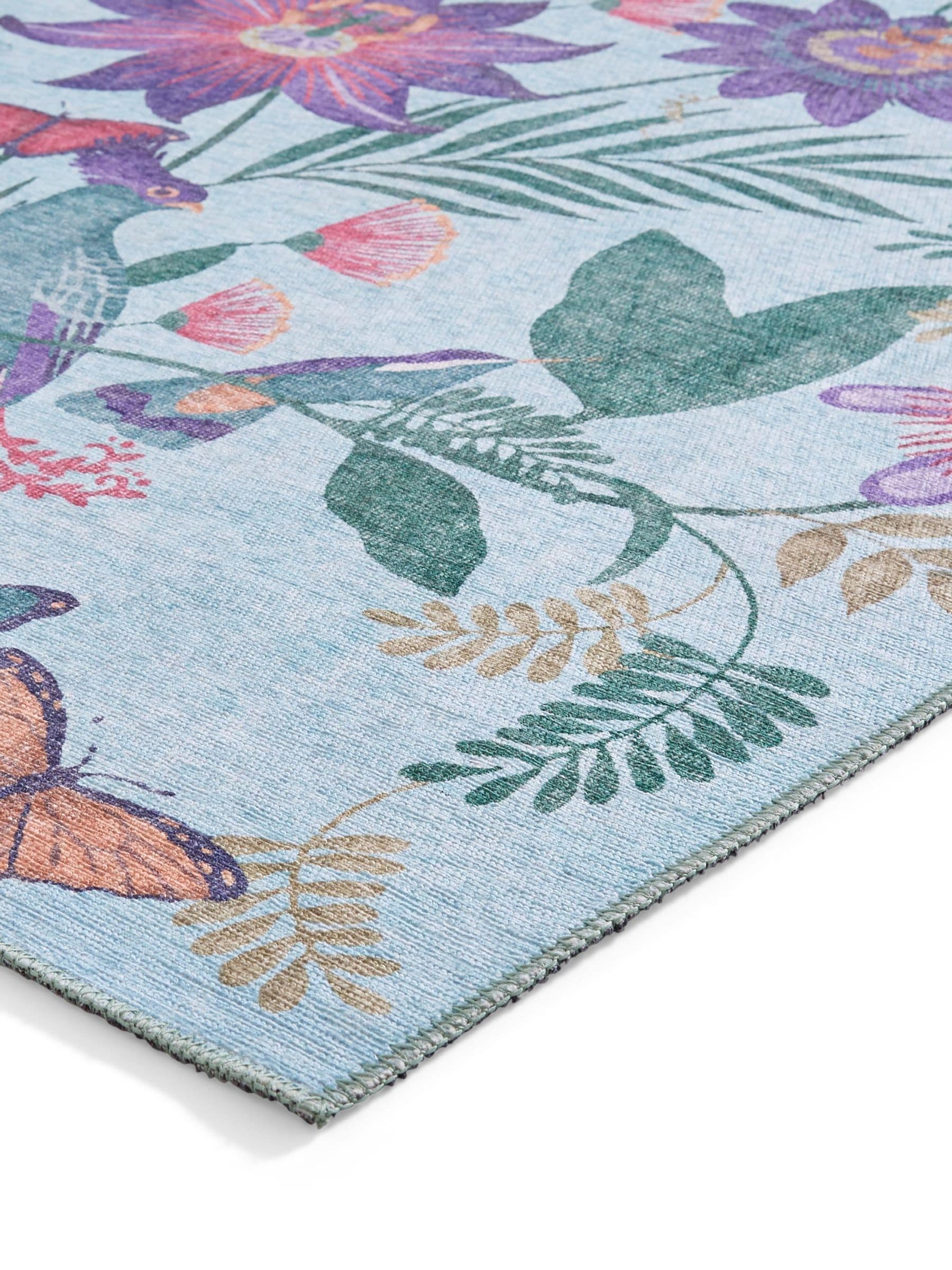 Catherine Lansfield tropical birds washable rug, UK version