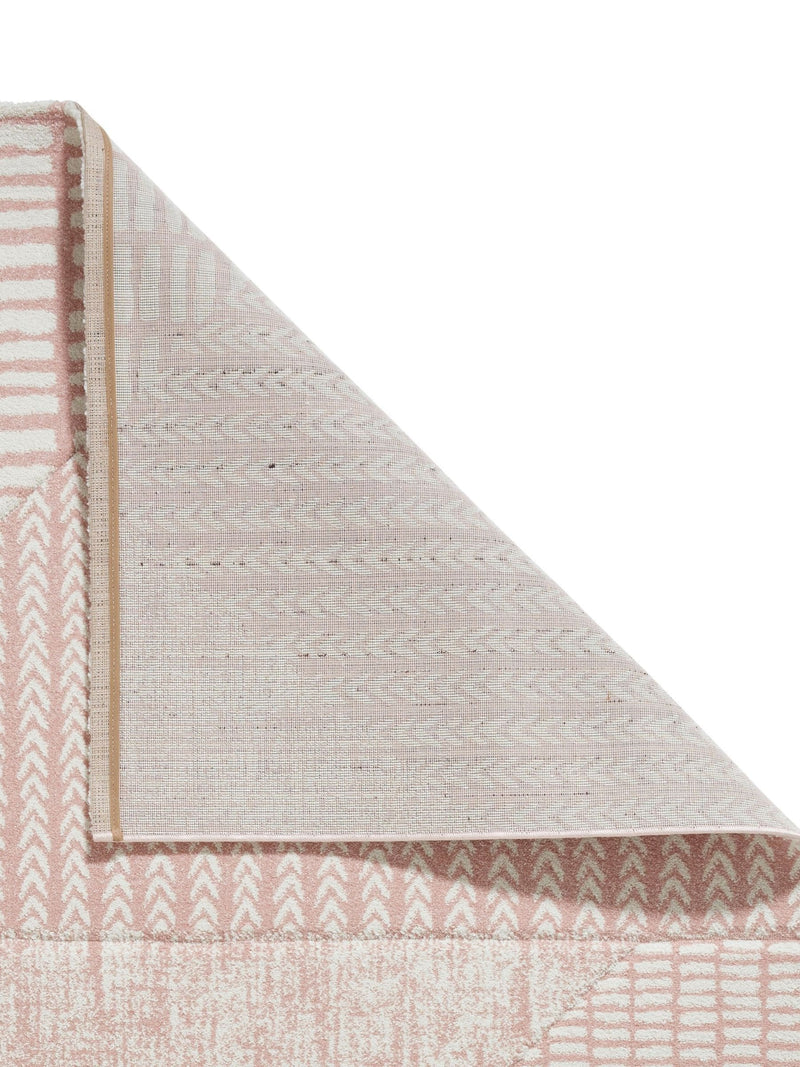 Catherine Lansfield pink modern abstract rug, imported from the UK