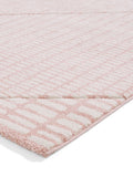 Catherine Lansfield pink modern abstract rug, imported from the UK