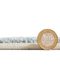 Catherine Lansfield Blue Cove Stripe rug, imported from the UK