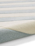 Catherine Lansfield Blue Cove Stripe rug, imported from the UK