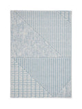 Catherine Lansfield Blue Larsson abstract rug various sizes, imported from the UK