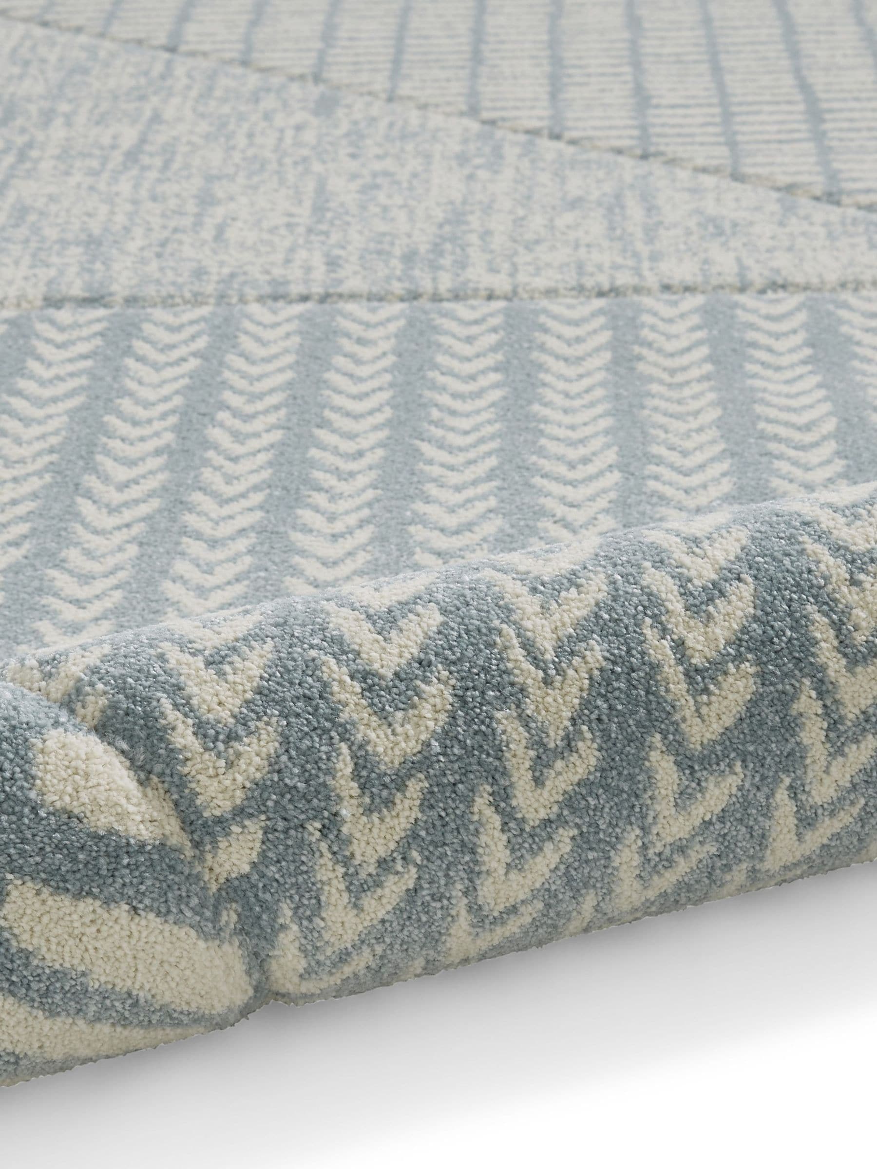 Catherine Lansfield Blue Larsson abstract rug various sizes, imported from the UK