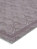 Catherine Lansfield purple Deco Peacock rug, UK version