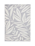 Catherine Lansfield grey sorral leaves botanical rug (British brand)