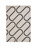 Catherine Lansfield Linear Curve geometric rug - British product