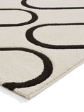 Catherine Lansfield Linear Curve geometric rug - British product