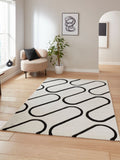 Catherine Lansfield Linear Curve geometric rug - British product