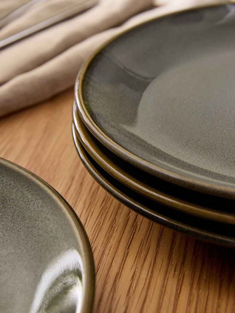 Side plates Hampton grey set of 4 - British product