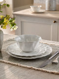12 piece White Sadie stoneware dinner set (British brand)