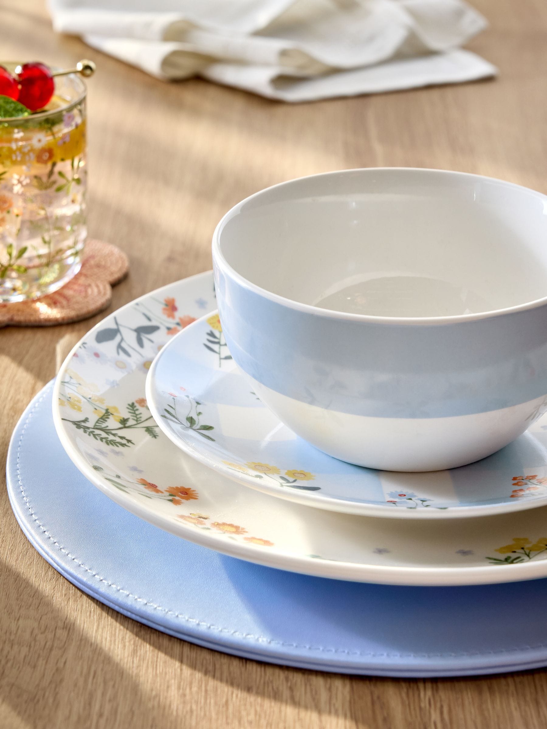Maisie Floral 12-piece dinner set (British brand)