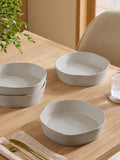 Natural Lana set of 4 pasta bowls, imported from the UK