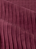 Paoletti Merlot Corinthian velvet curtain pair - British product