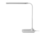 White LED desk lamp with flexible arm (British brand)