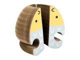3-in-1 cat scratching board fish design - British product