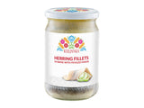MSC herring fillets in brine 600g, imported from the UK
