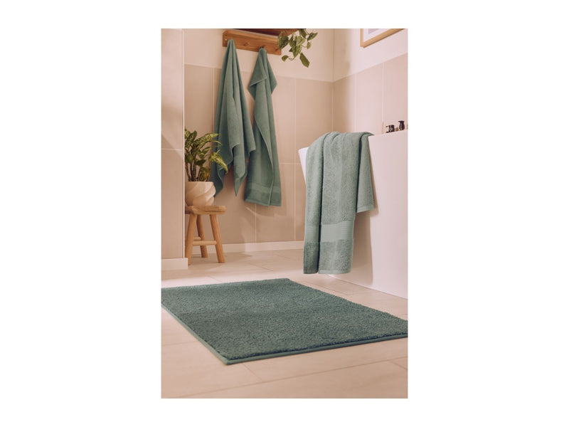 Green bath mat 60 x 90cm - British product