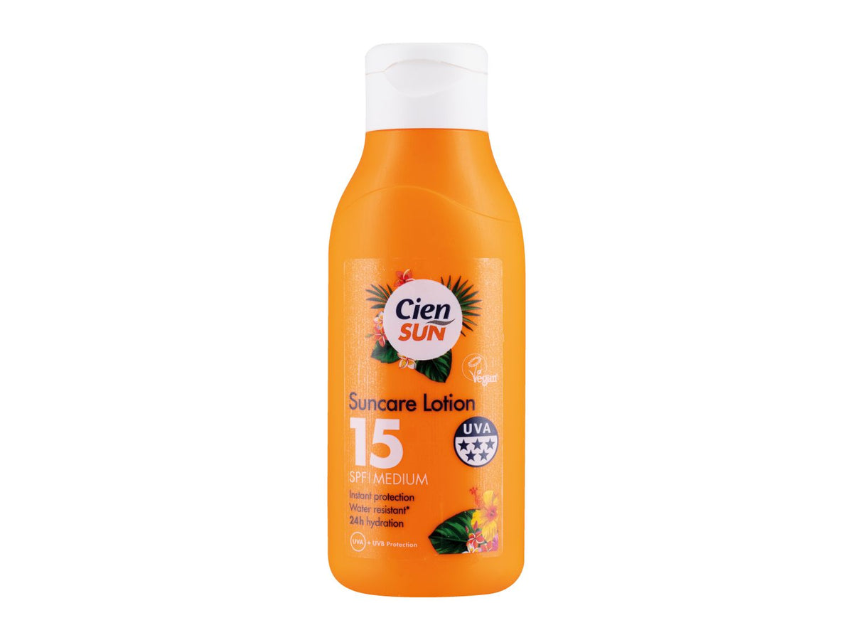 Sun lotion SPF 15 250ml bottle for daily use, UK version
