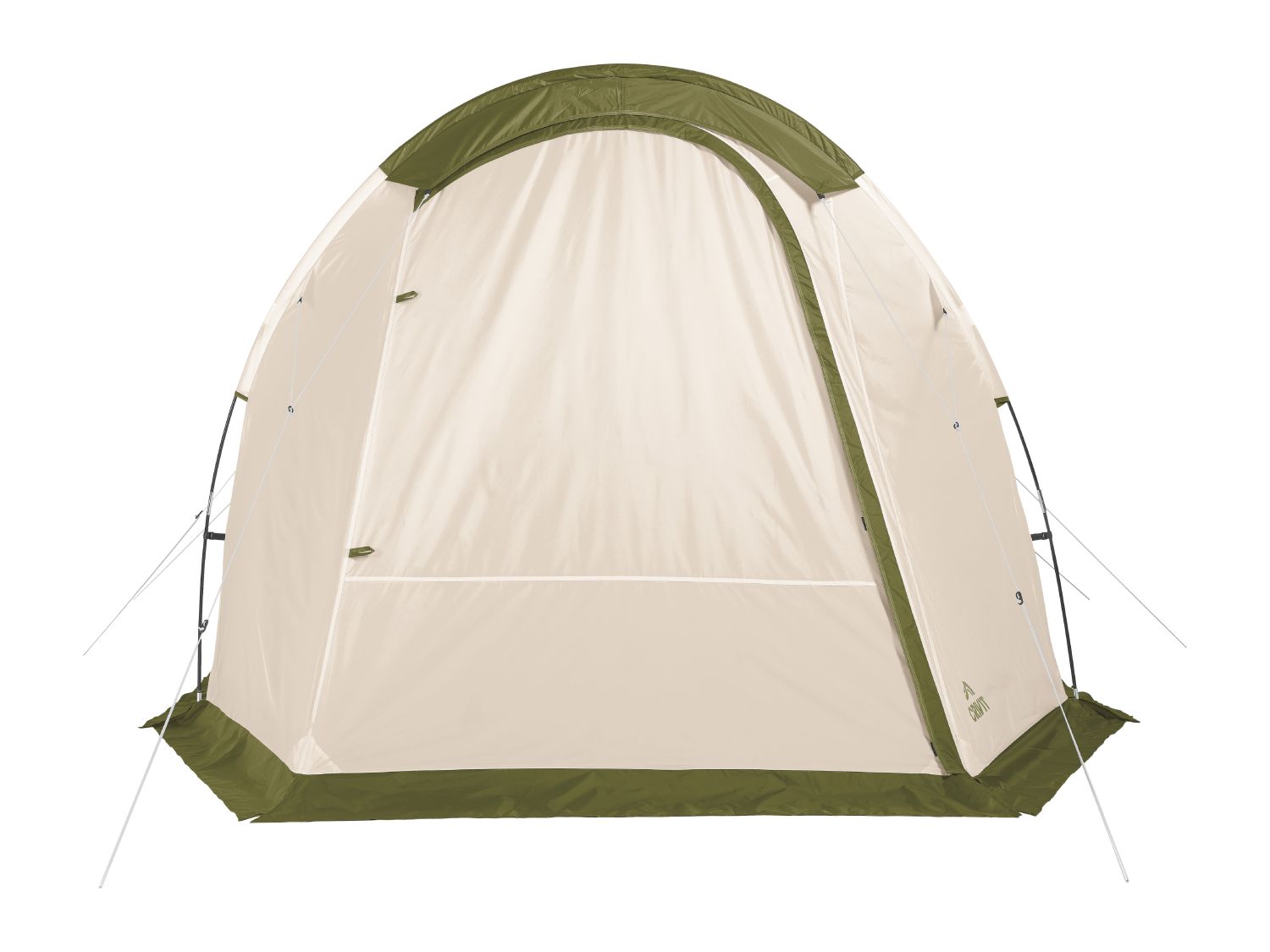Family tent 4-person with porch and blackout windows, imported from the UK