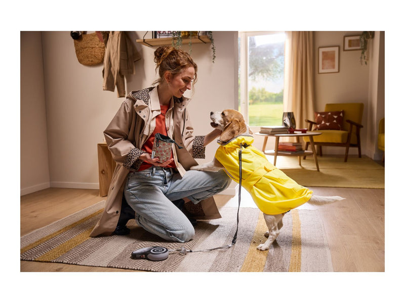 Retractable dog lead with reflective details 5m, UK version