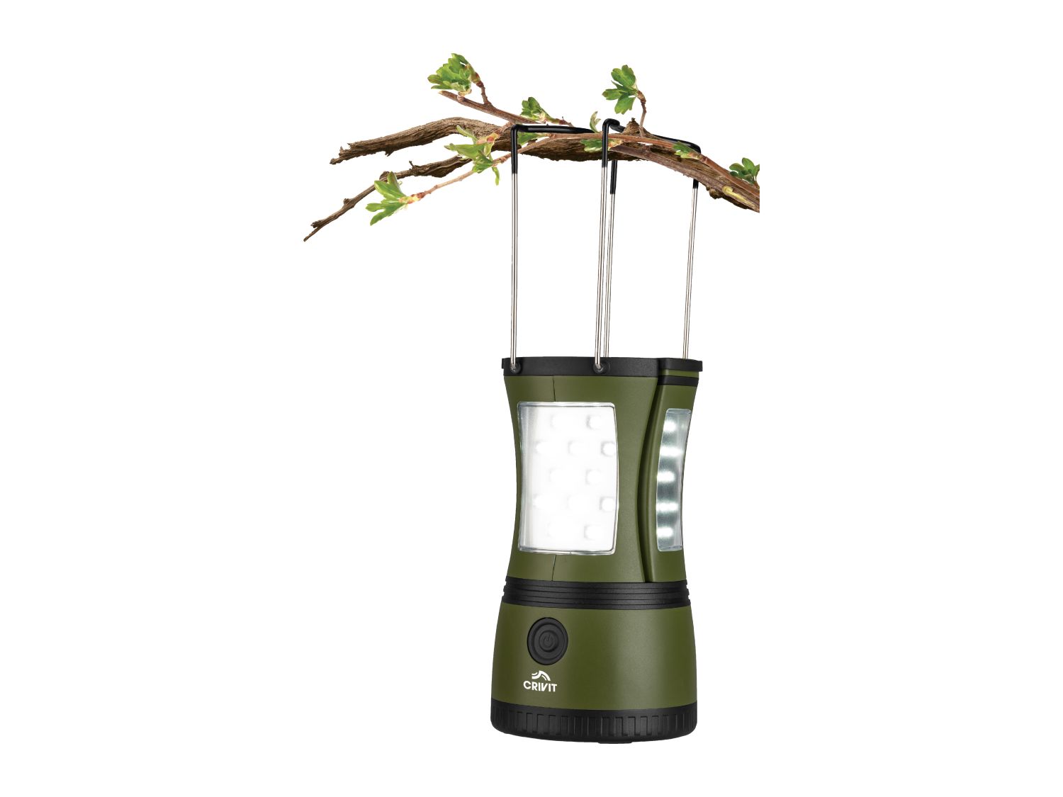 2-in-1 Camping Lamp - Green