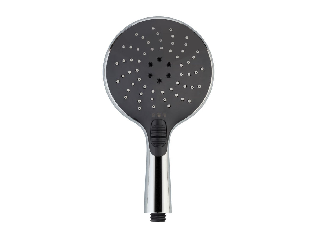 Grey multi-functional shower head 15cm (British brand)
