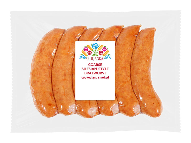 Coarse Silesian sausage 6x90g pack - British product