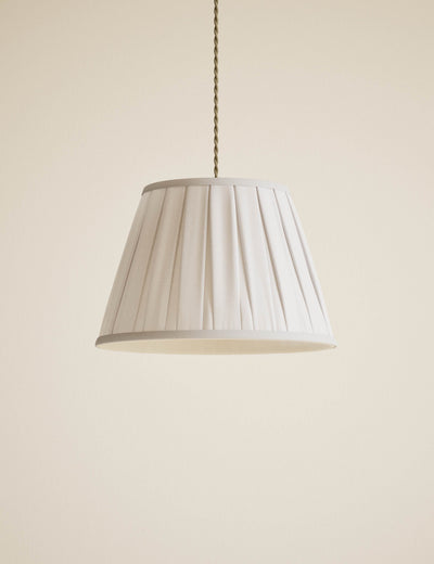 M&S Fabric Wide Pleated Lampshade- Buy online at McGrocer