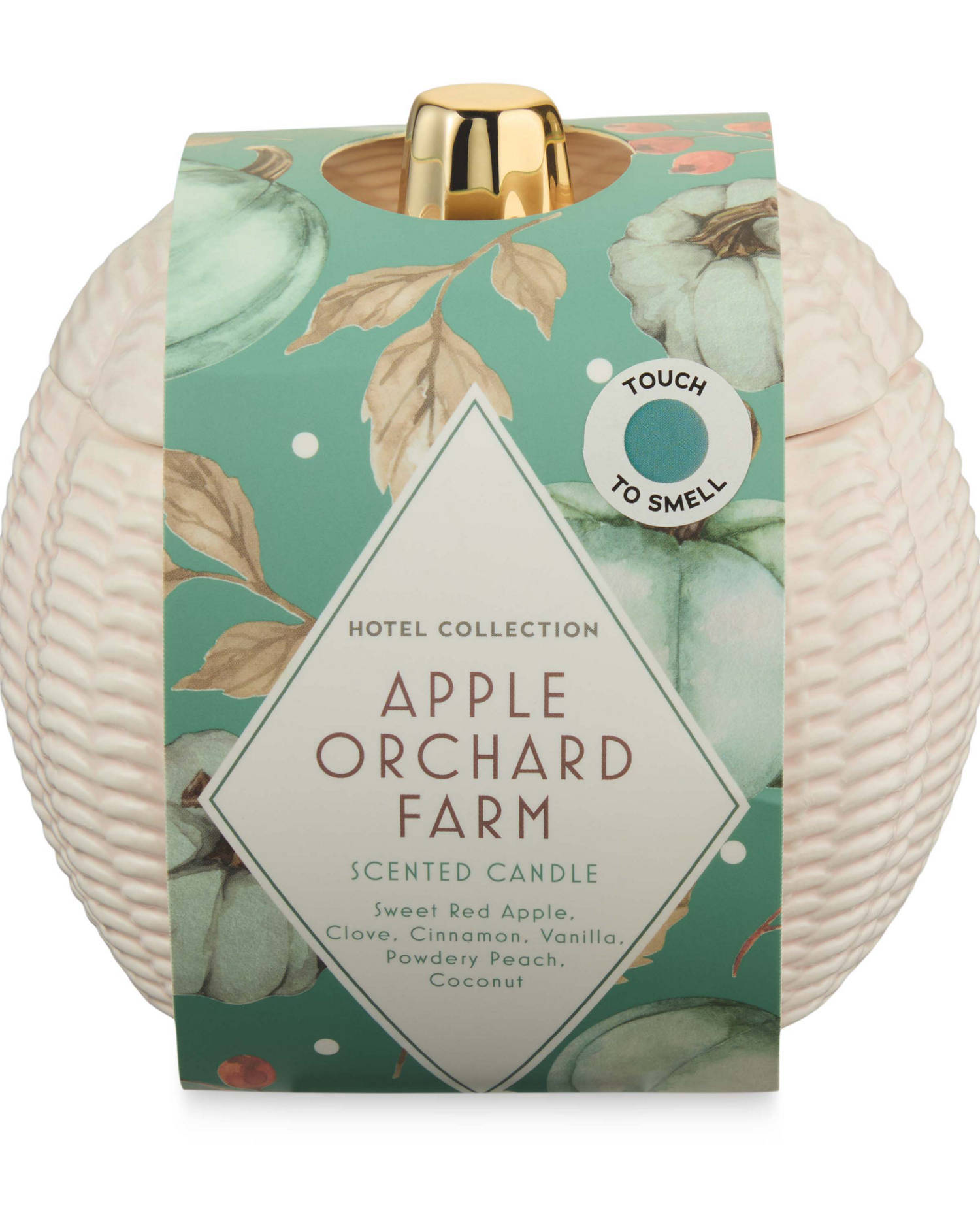 Fall Icon Pumpkin-Shaped Candle