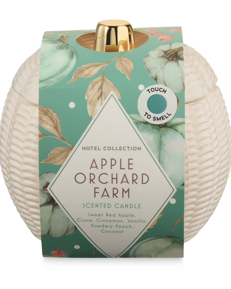 Fall Icon Pumpkin-Shaped Candle