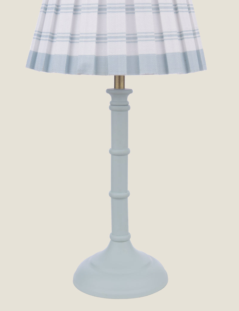 Laura Ashley Farnworth table lamp green base pleated shade (British brand)