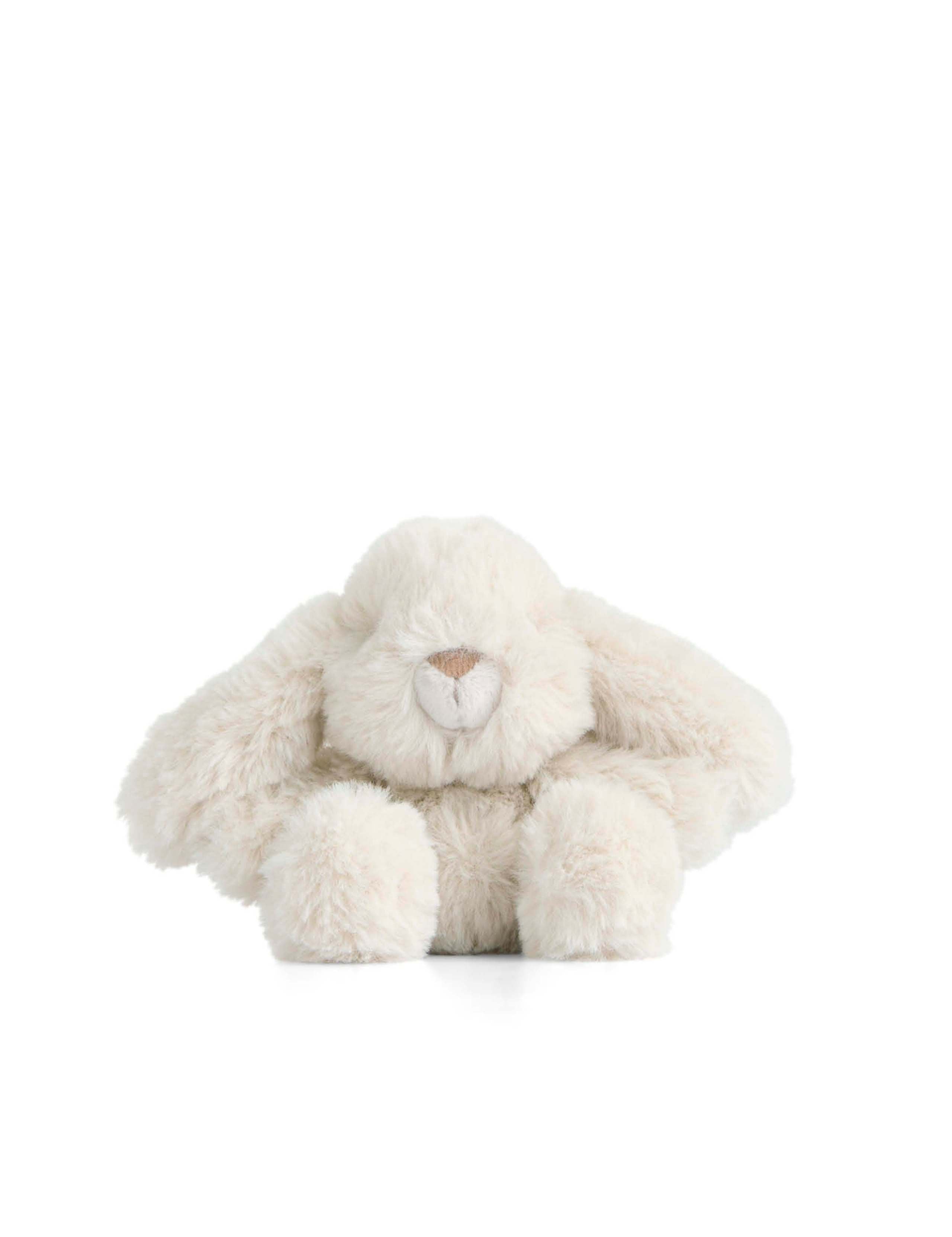 Mamas & Papas faux fur bunny soft toy - British product