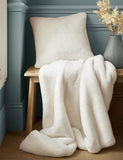 Laura Ashley Newland faux fur cushion 45cm, UK version