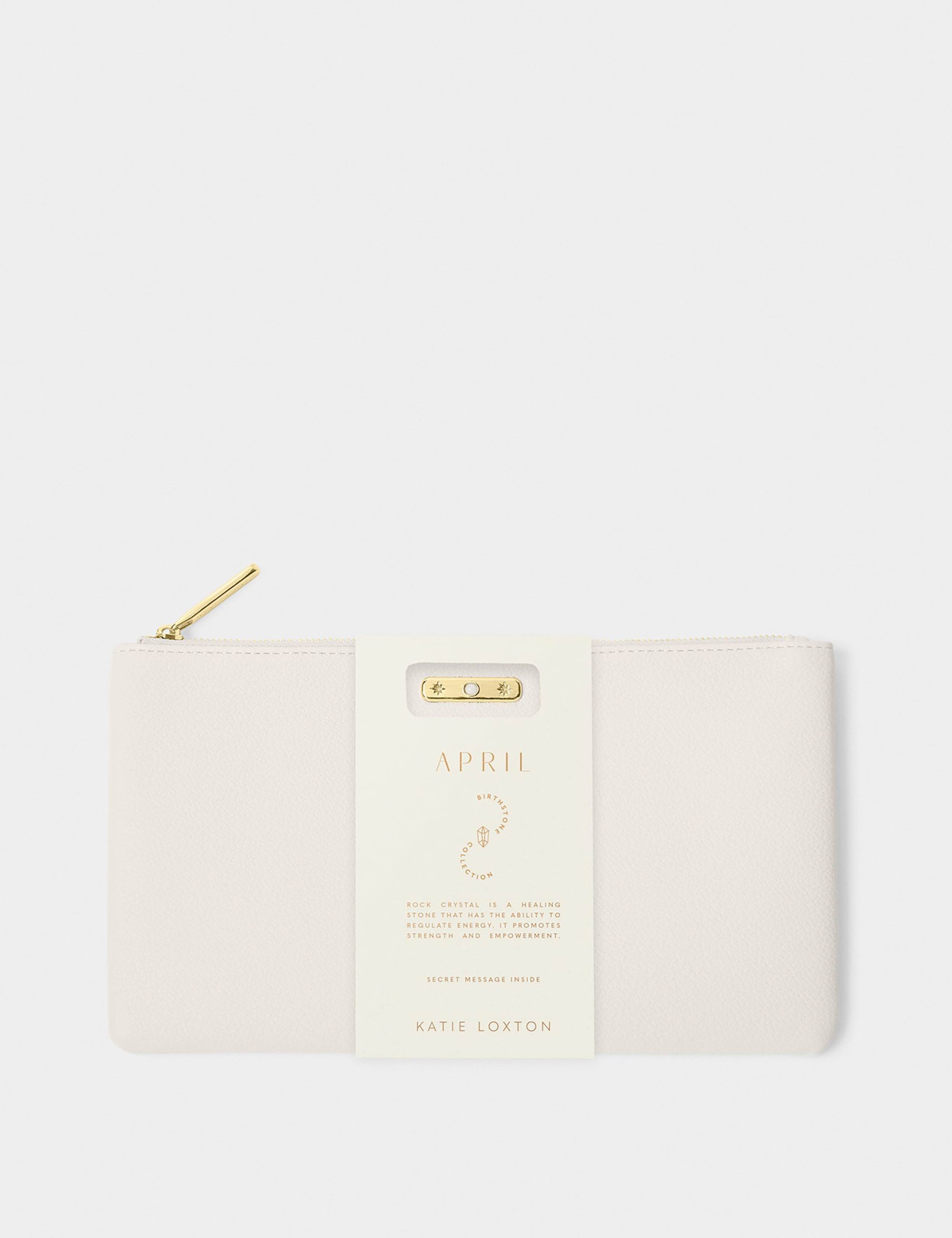 Katie Loxton April birthstone pouch purse - British product